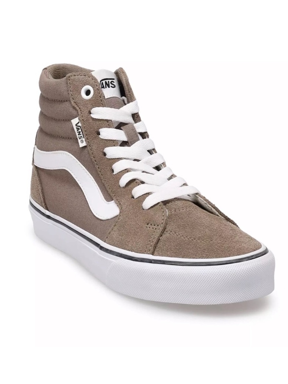 Vans | Filmore Hi  Tan Suede & Canvas High Top Shoes | Women Size 10